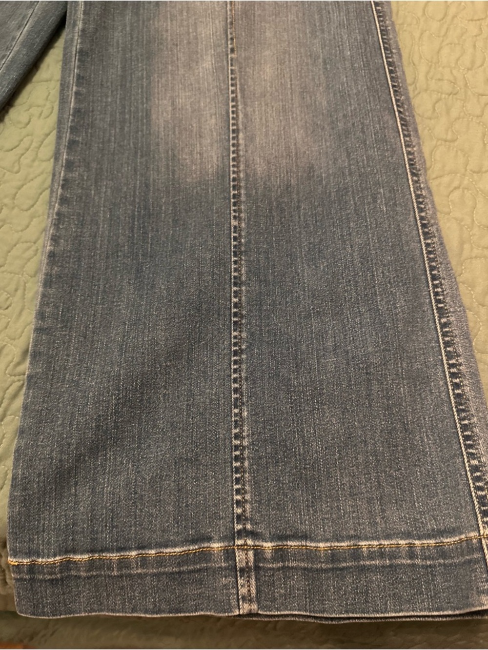 Spanx Wide Leg Women's Jeans in Faded Blue size L - Picture 3 of 6